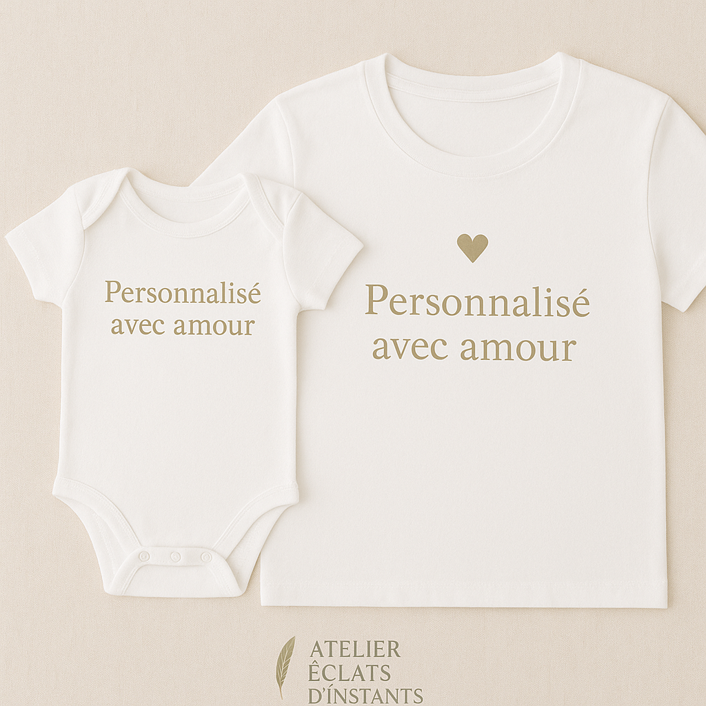 T-shirt et Bodies
