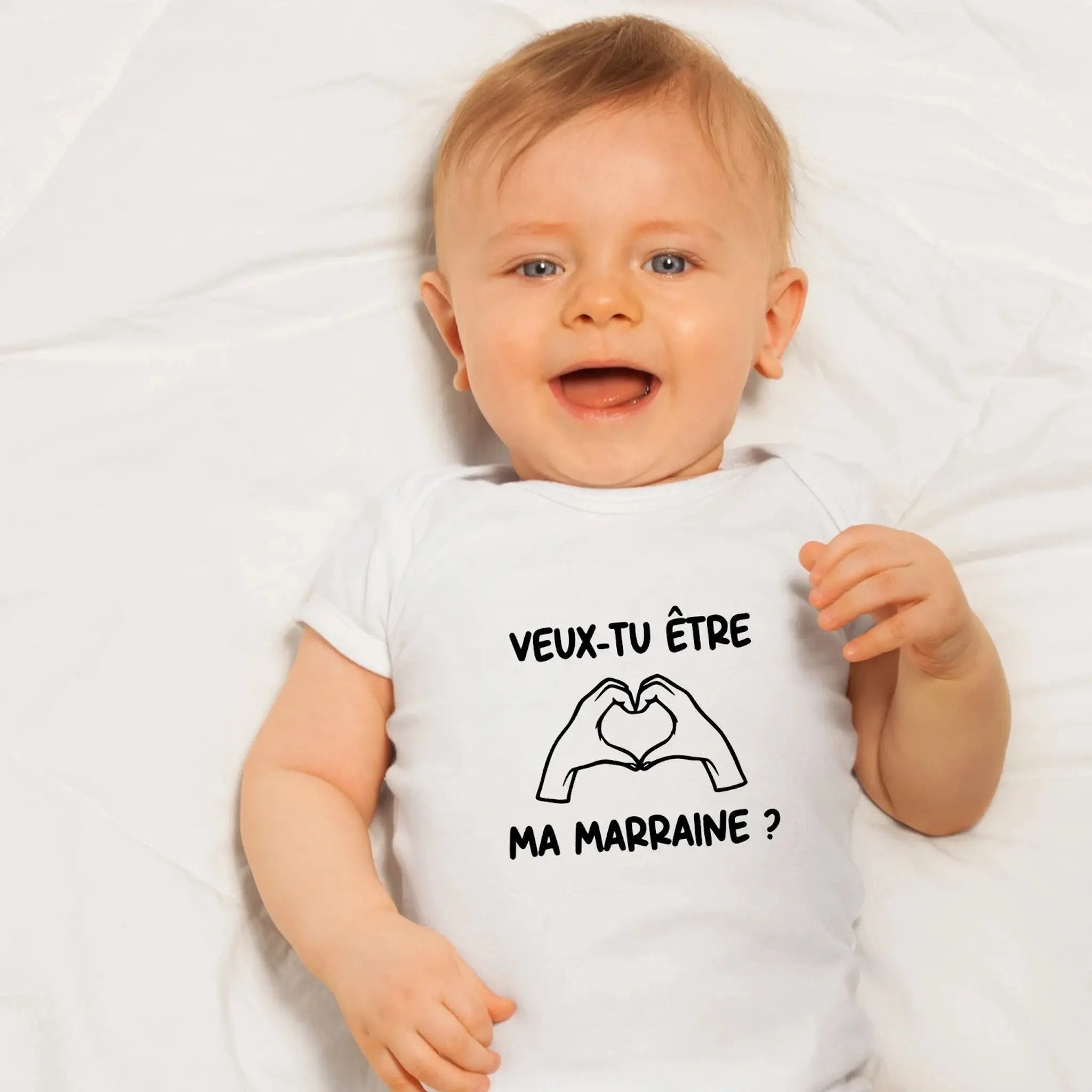Body bébé “Veux-tu être ma marraine ?” – Idée originale pour demande de marraine Atelier Éclats d'Instants