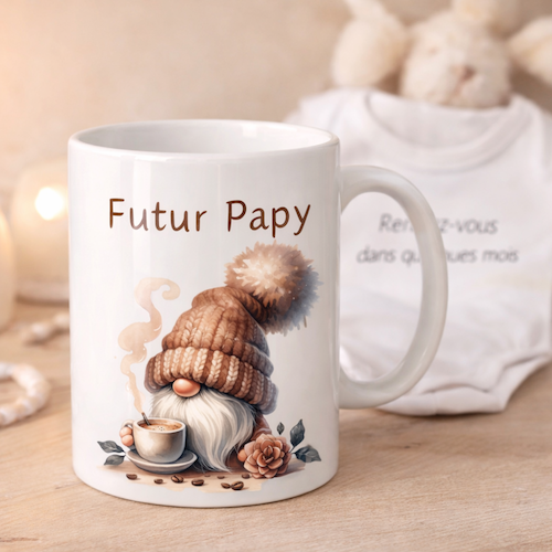 Mug annonce grossesse grands-parents