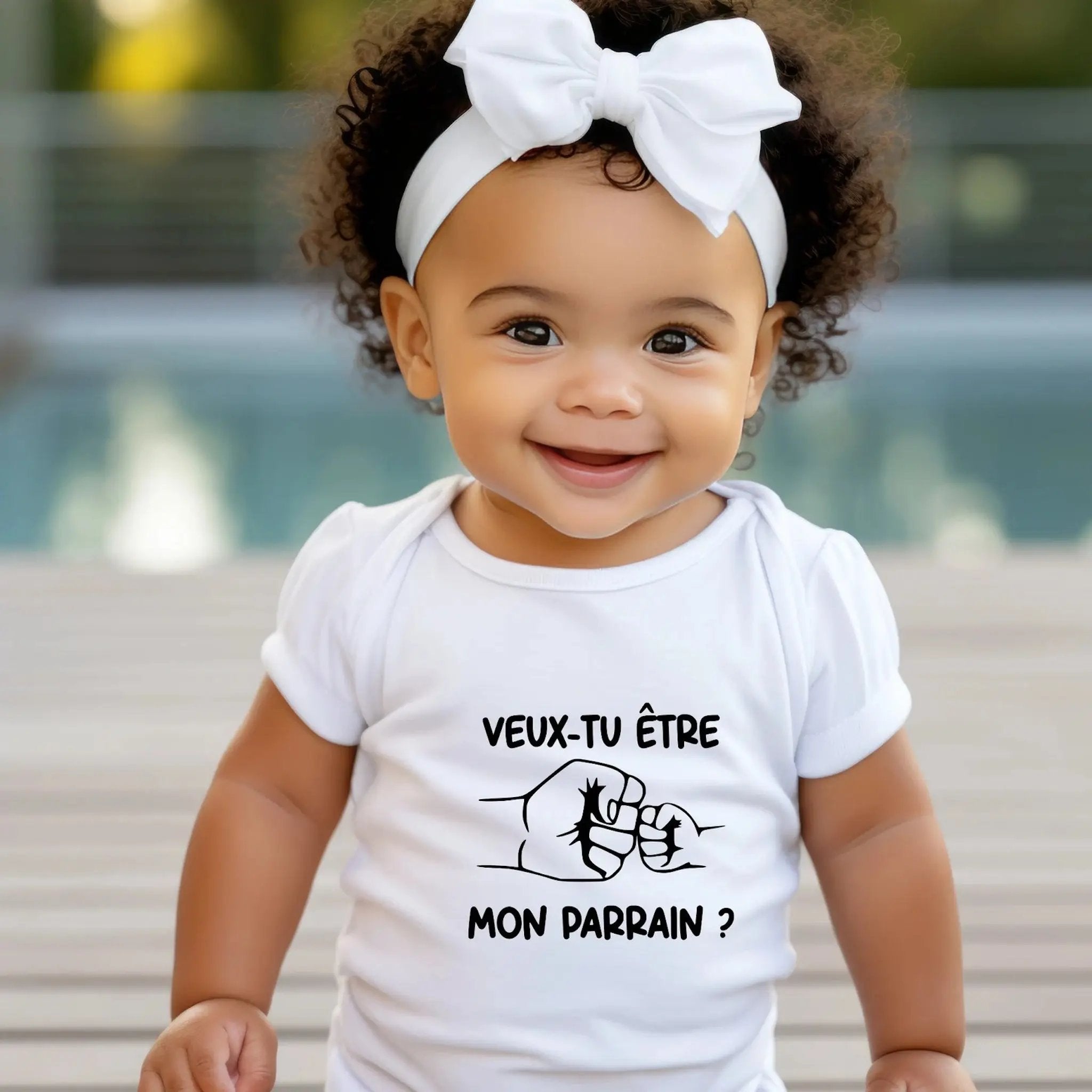 Body bébé “Veux-tu être mon parrain ?” – Idée originale pour demande de parrain Atelier Éclats d'Instants