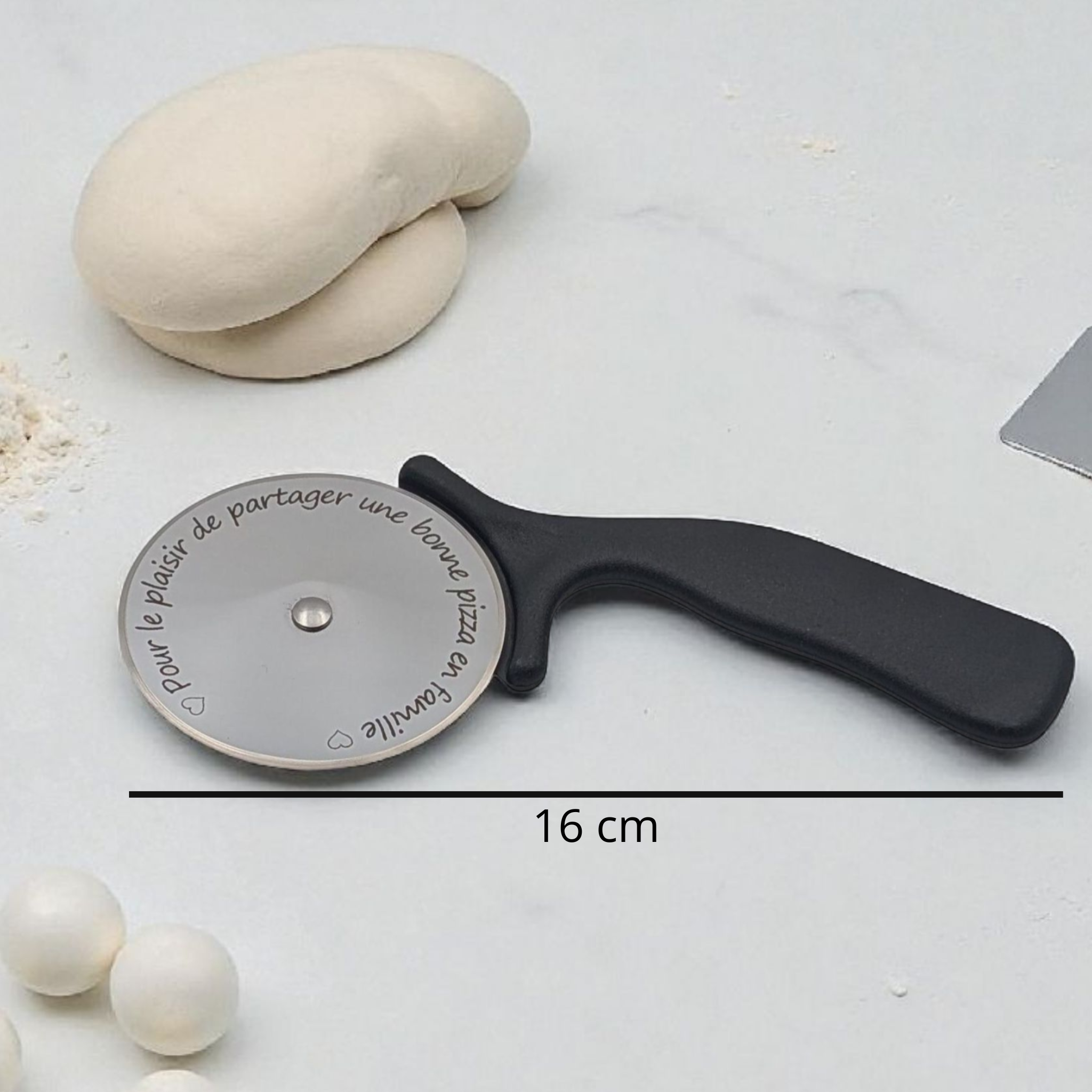 Roulette à pizza personnalisable – Gravure au laser Atelier Éclats d'Instants