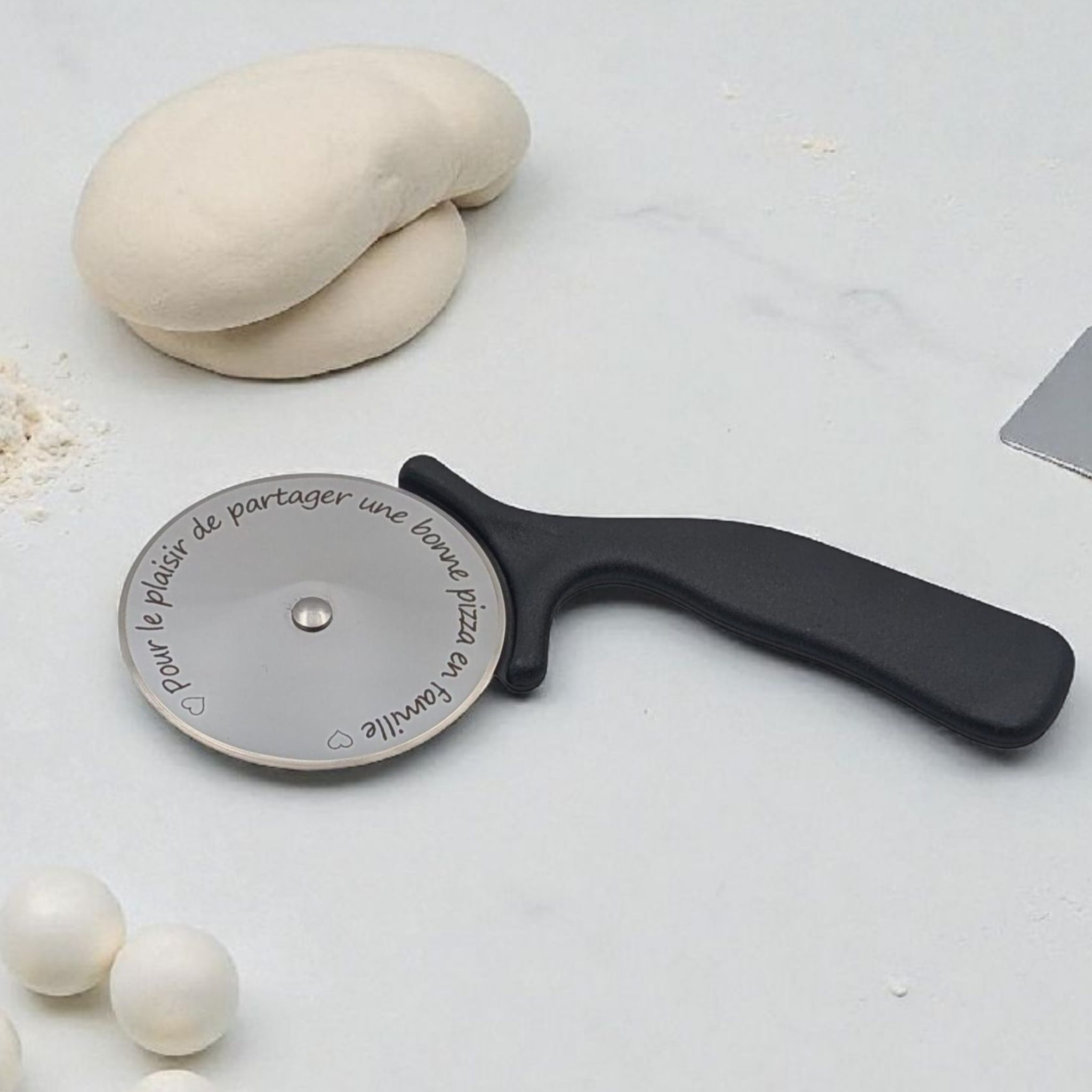 Roulette à pizza personnalisable – Gravure au laser Atelier Éclats d'Instants