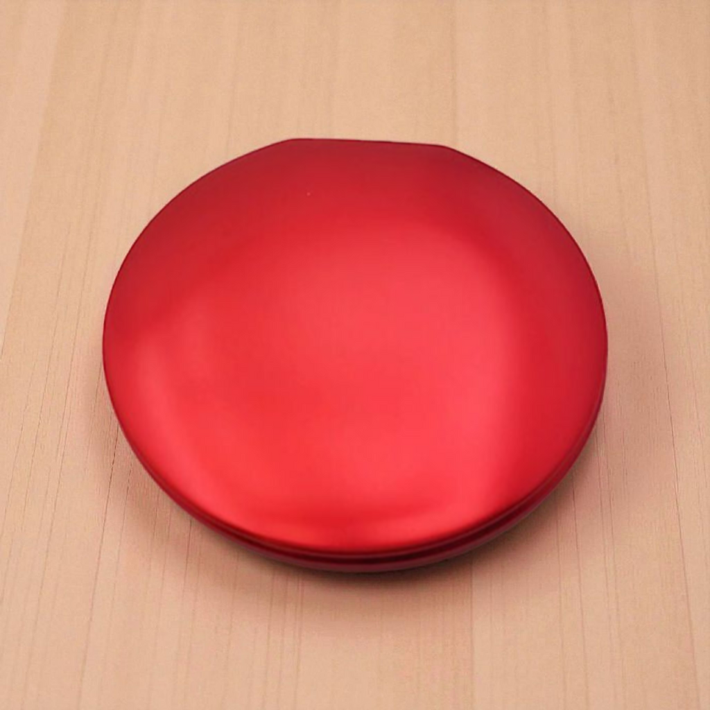 Miroir de poche personnalisable gravé au laser – Rouge, Rose ou Or rose Atelier Éclats d'Instants