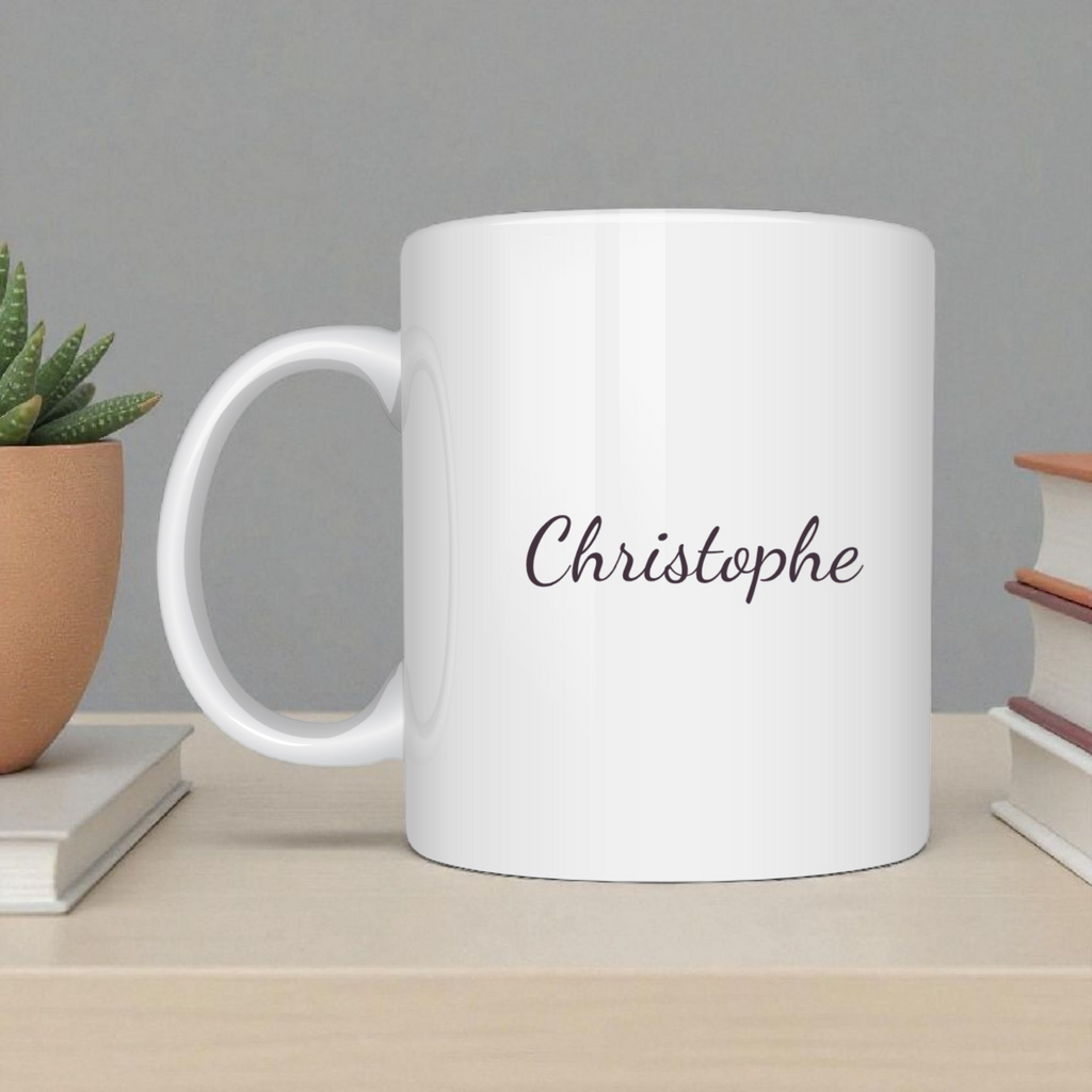 Mug Super Papa Personnalisé avec Prénom – Cadeau Fête des Pères, Papa, Anniversaire, Noël Atelier Éclats d'Instants