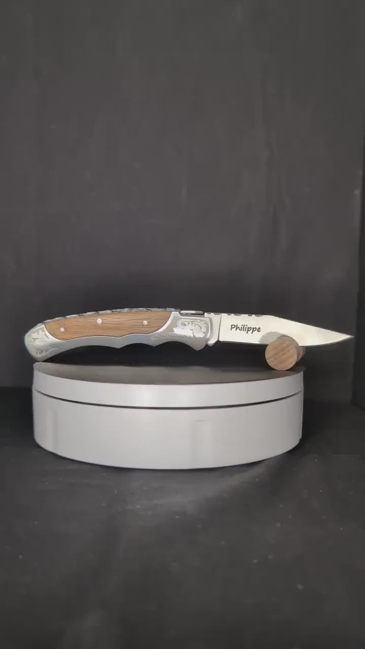 Couteau Pliant Personnalisé – Laguiole Bougna 10 cm